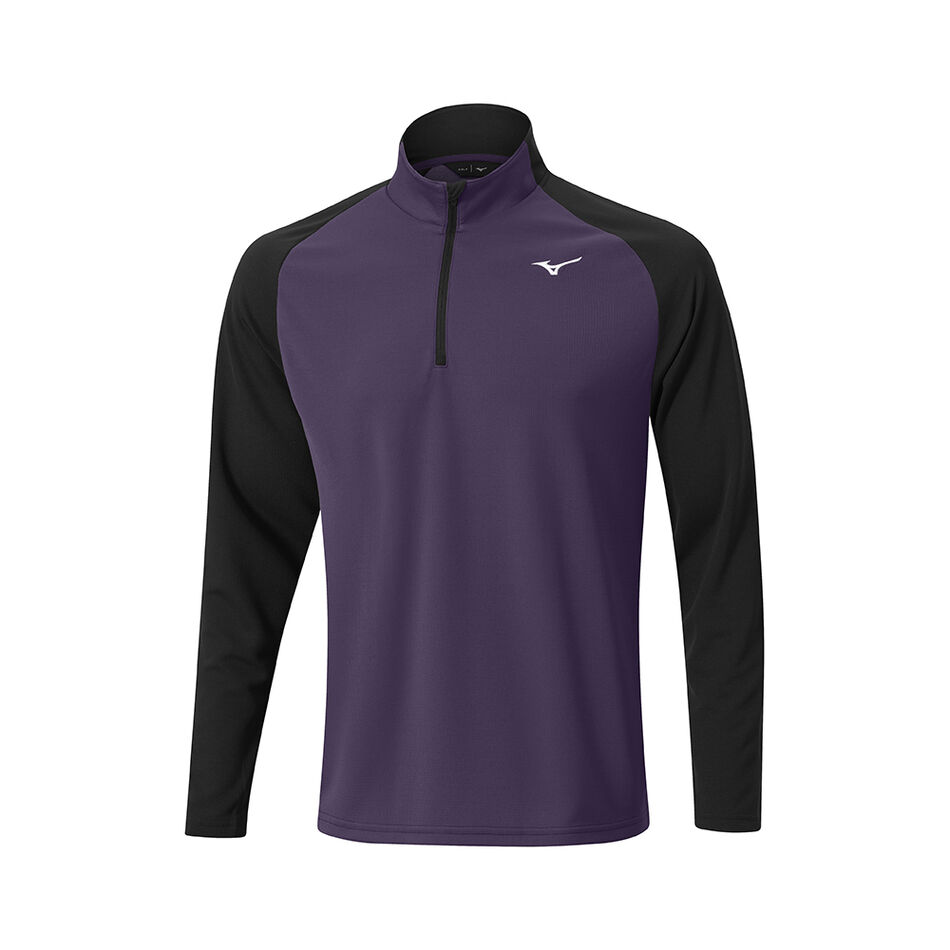 Mizuno Winter Breeze Bloc 1/4 Zip Purple